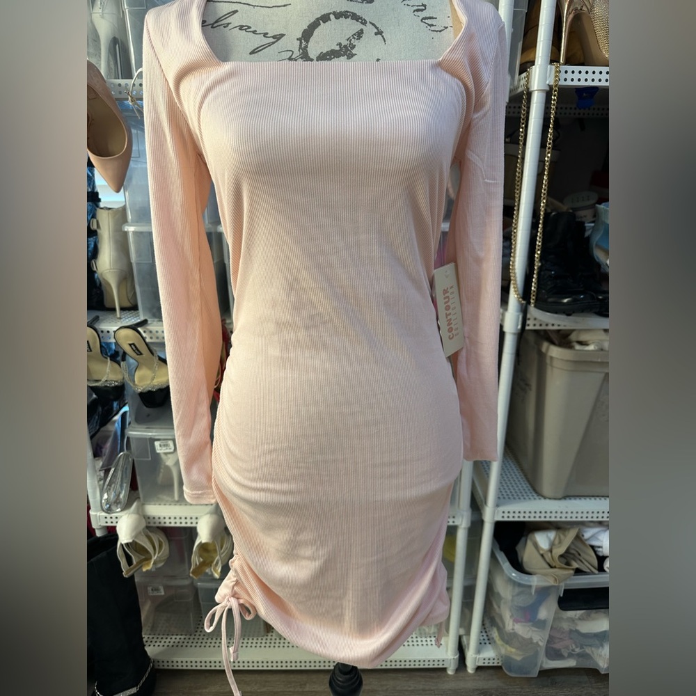 Baby pink light weight spring dress NWT L